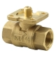 Siemens VAI61.15-10 2 Yollu Küresel Tip İç Dişli Vana Gövdesi, DN15 (1/2''), PN40