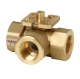 Siemens VBI60.32-25T 3 Yollu Küresel Tip İç Dişli Vana Gövdesi, DN32 (11/4''), PN40