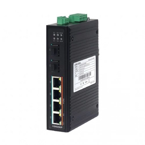 CIEN5206GP, 2x1Gbit SFP, 4x1Gbit RJ45 PoE, Yönetilebilir