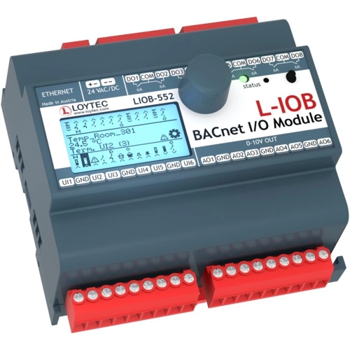 Loytec LIOB-552 LIOB-BIP I/O BACnet Modul