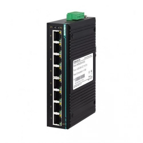 MIEN2208, 8x100M Fiber veya RJ45 Layer2 Switch