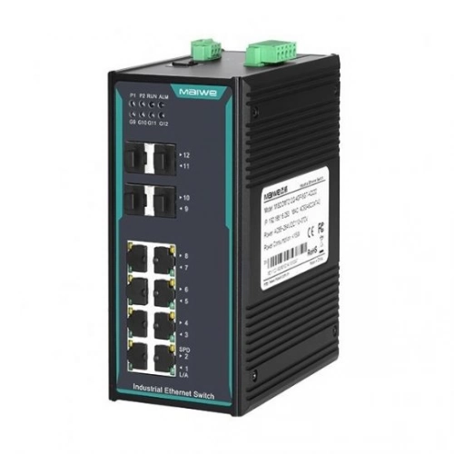 MISCOM7212G-4GF-8GT, 4x1G SFP, 8x1G T, Layer2 Switch