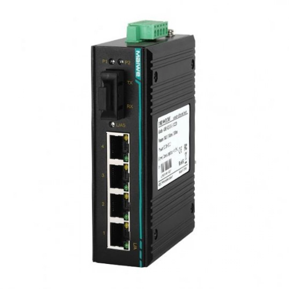MIEN2205, 4/5x100M RJ45, 1x100M Fiber LAyer2 Switch