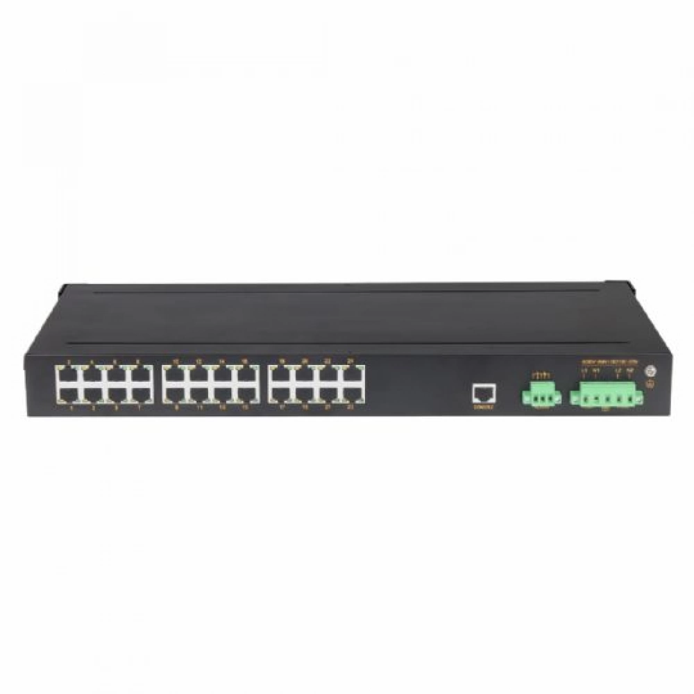 MIEN6024, 24x100M RJ45 / Fiber Por Layer2 Switch