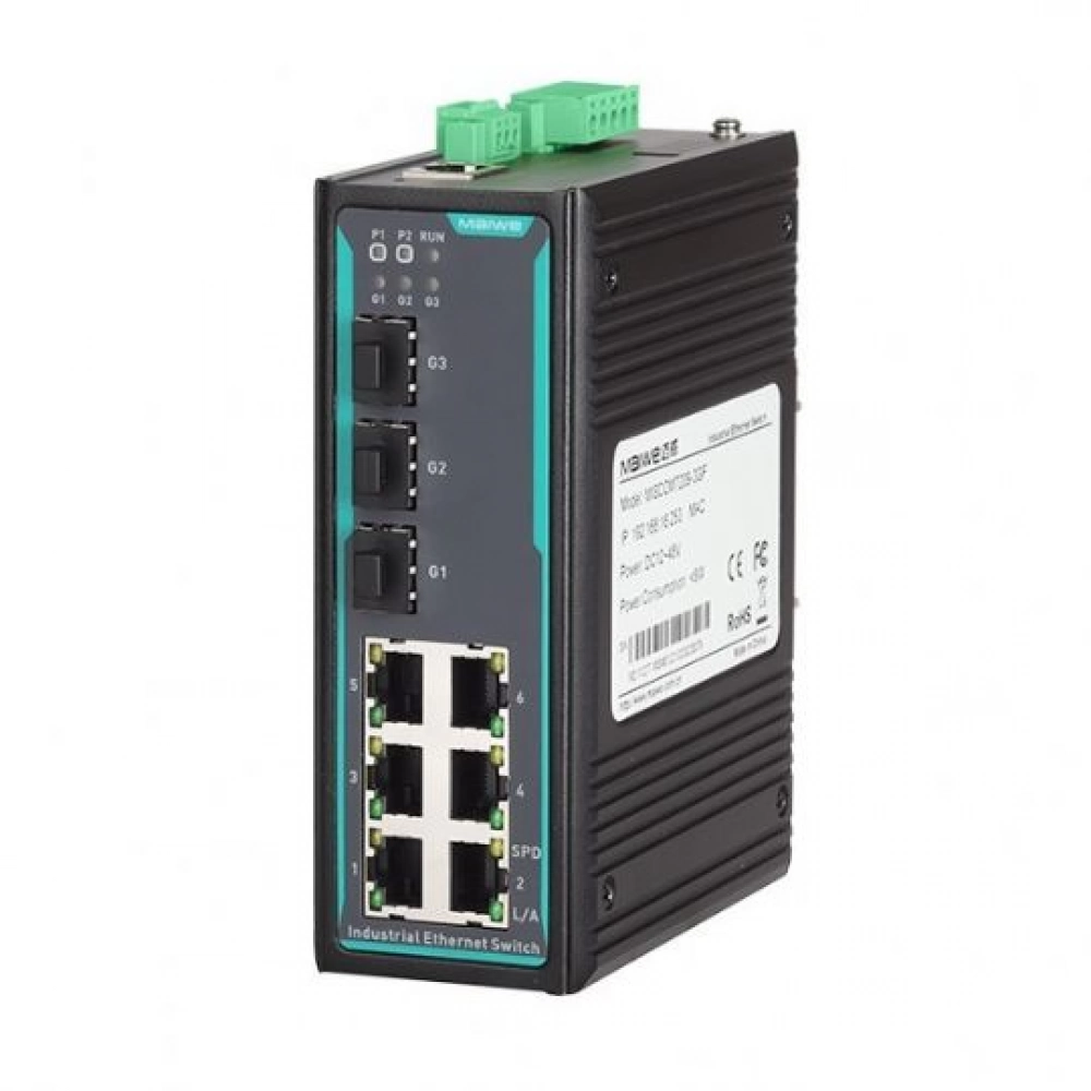 MISCOM7209-3GF, 3x1G SFP, 6x100M T, Layer2 Switch