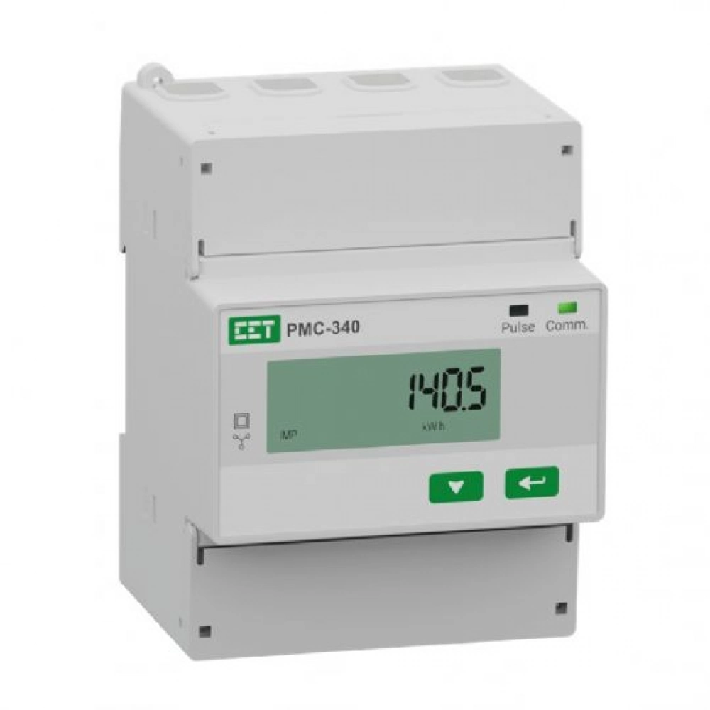 PMC-340-A6, 3 Faz 100A / x/5A Süzme Sayaç / Analizör