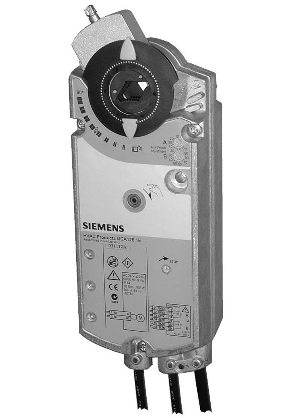 Siemens GCA126.1E Rotary Tip Hava Damper Motoru