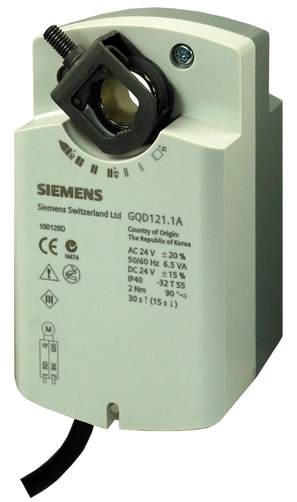 Siemens GQD121.1A Rotary Tip Hava Damper Motoru