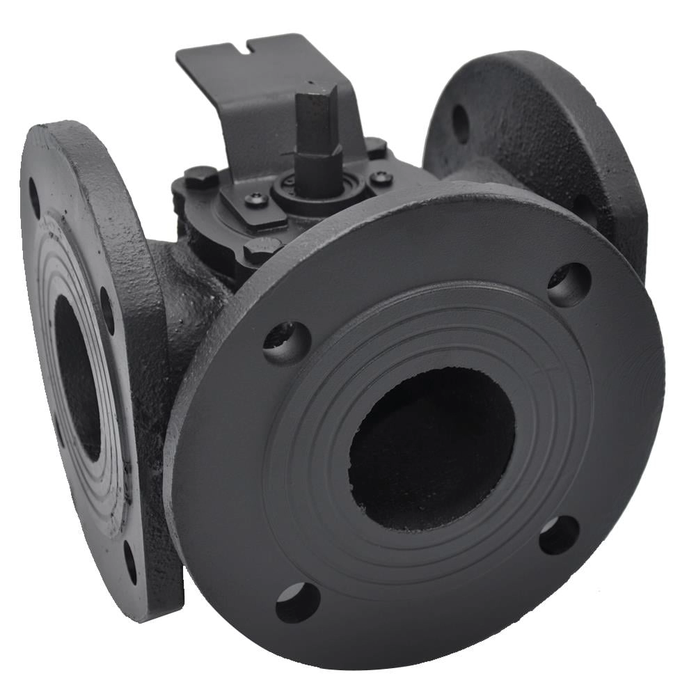 Syntech FRV316.65 DN65 3 Yollu Rotary Tip Flanşlı Vana Gövdesi, DN65 (21/2''), PN16