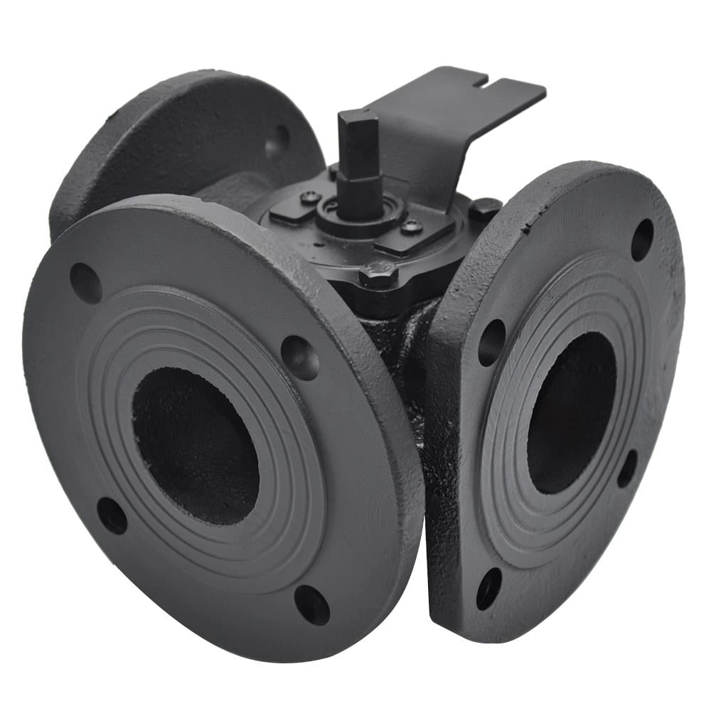 Syntech FRV316.65 DN65 3 Yollu Rotary Tip Flanşlı Vana Gövdesi, DN65 (21/2''), PN16