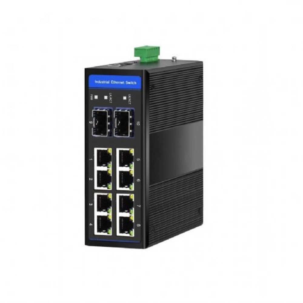 VTS3208GP-2xGbit SFP, 8xGbit POE Unmanaged Switch